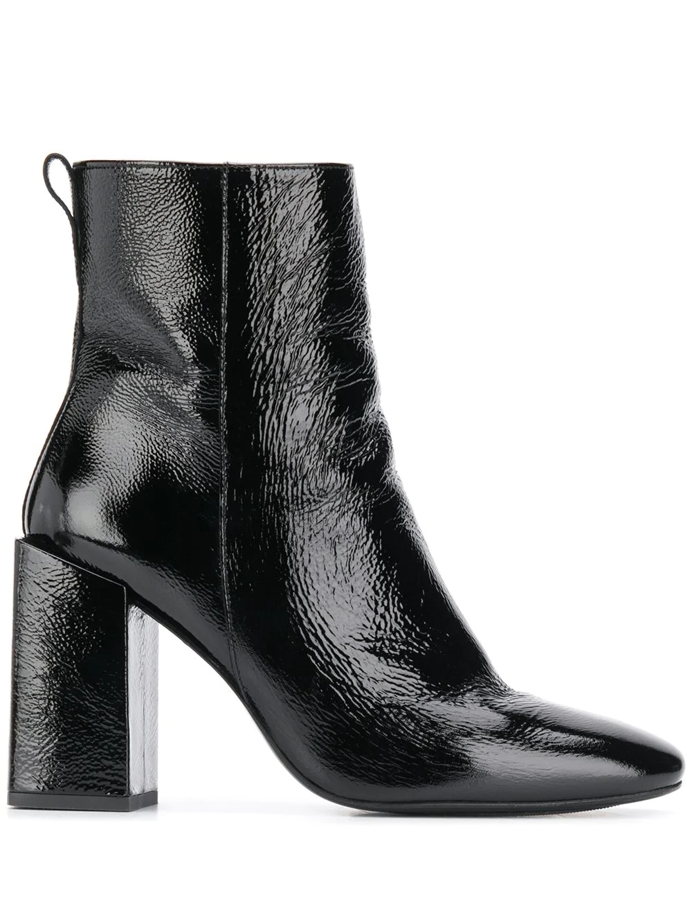 block-heel ankle boots - 1