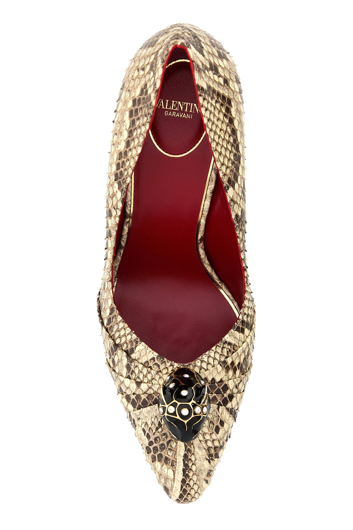 Multicolor leather pumps - 4