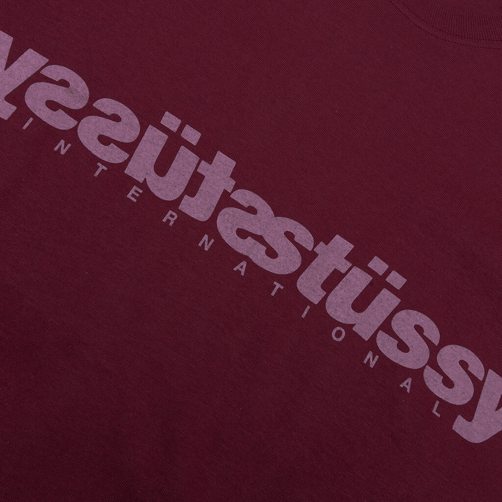 MIRROR L/S TEE - WINE - 3