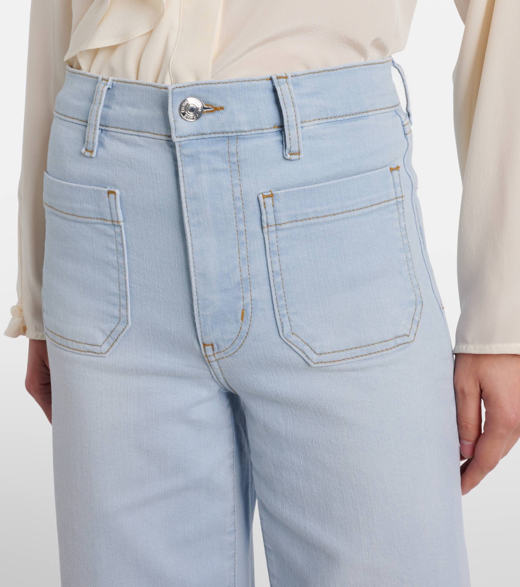 Anchor high-rise wide-leg jeans - 4