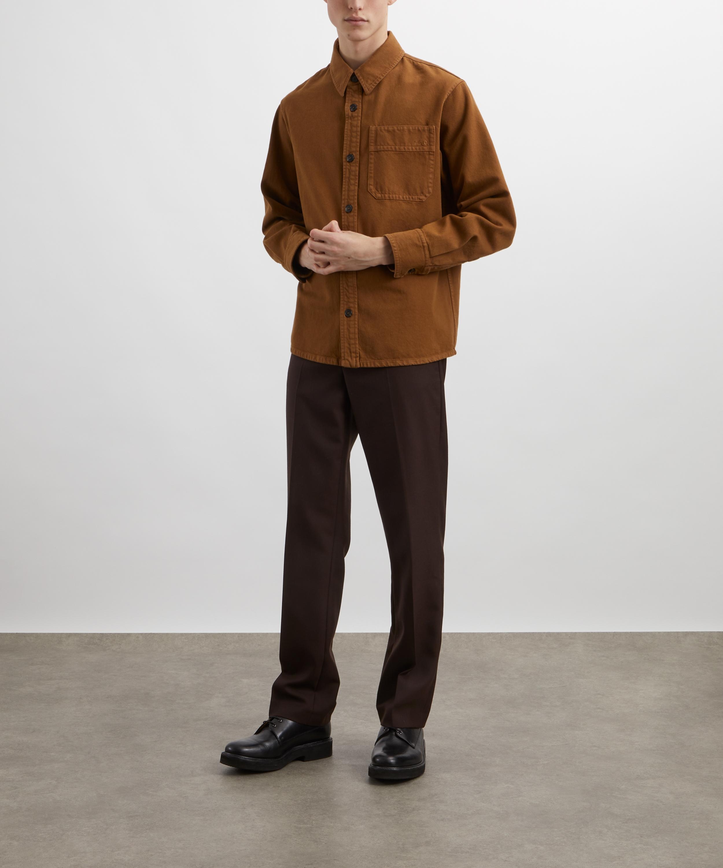 Basile Brodée Poitrine Denim Overshirt - 2