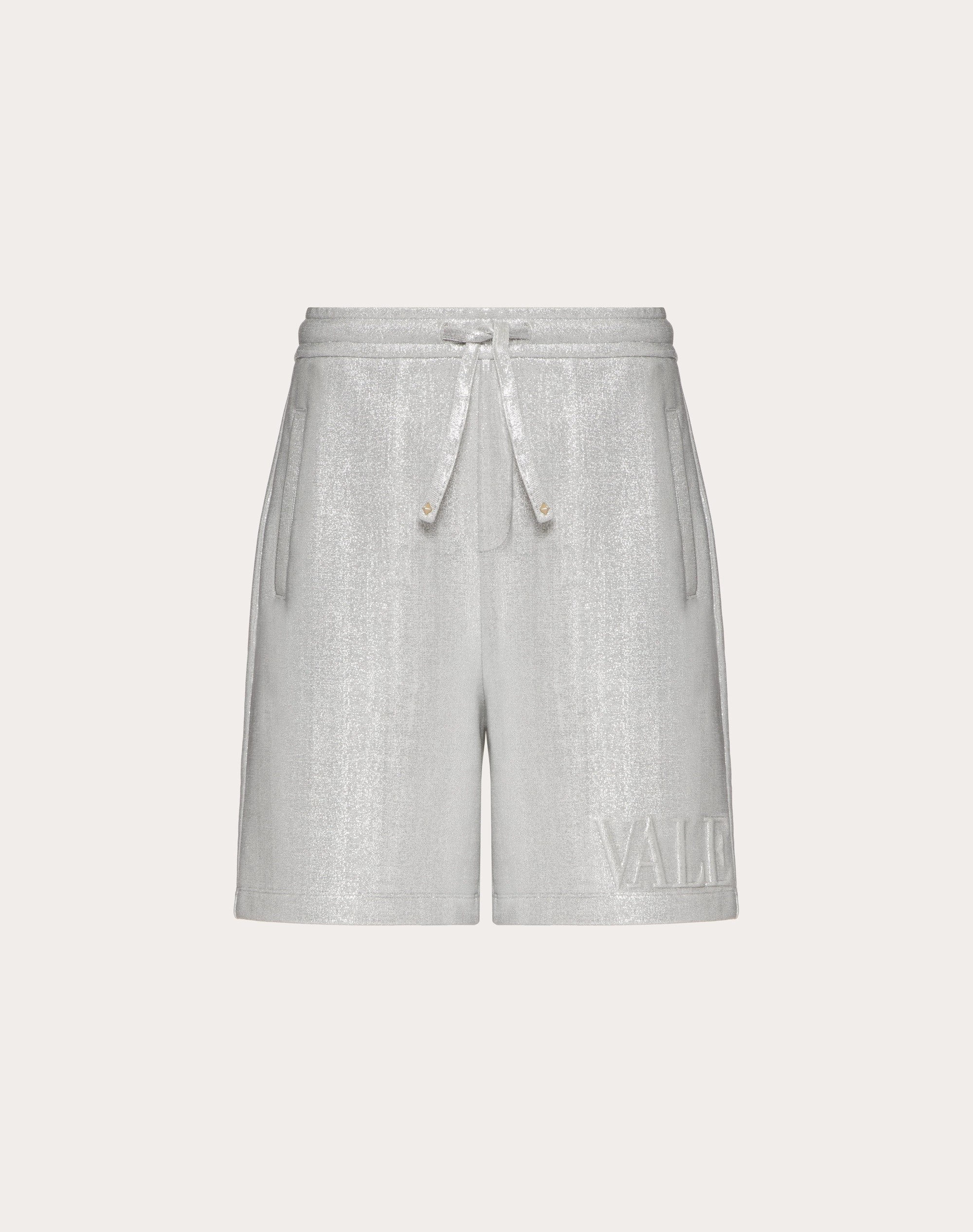 BERMUDA SHORTS WITH VALENTINO EMBOSSED - 1
