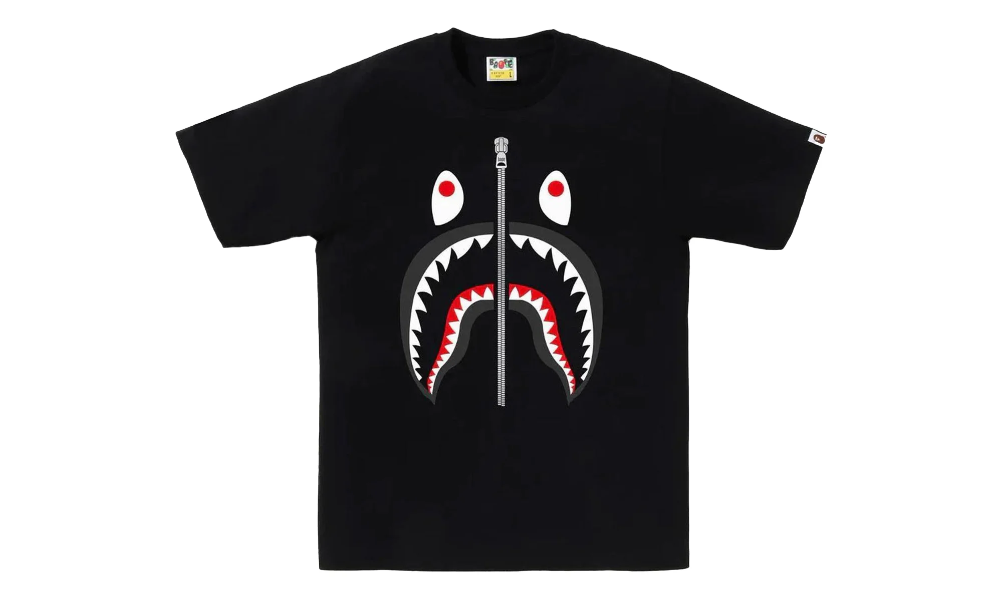 Shark Tee "Black" 1G80 110 001 BLACK - 1