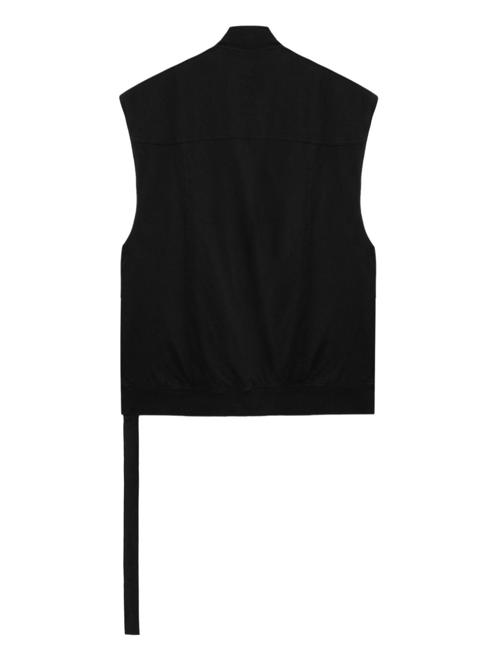 zip-up cotton vest - 6
