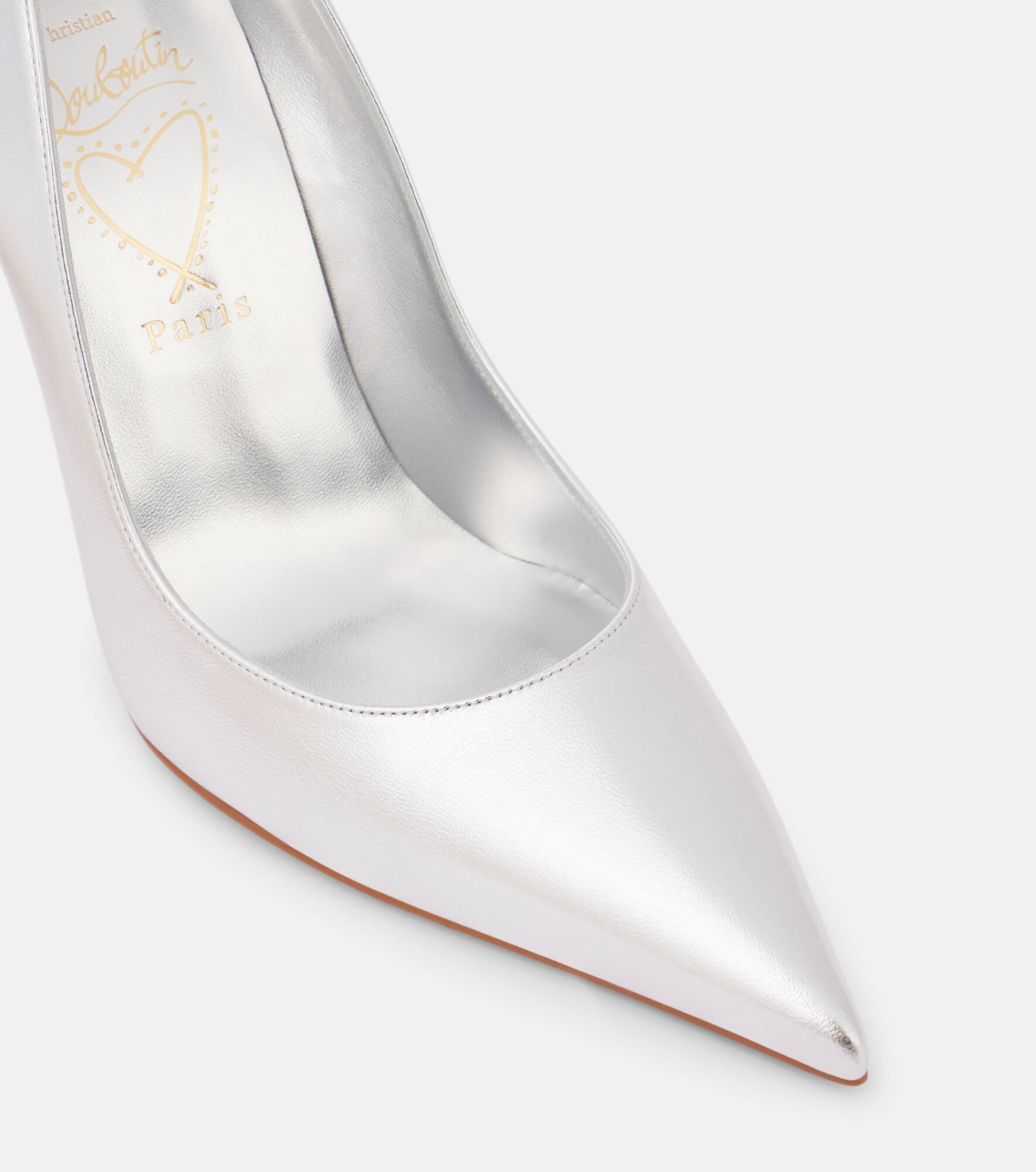 Miss Z 100 metallic leather pumps - 5