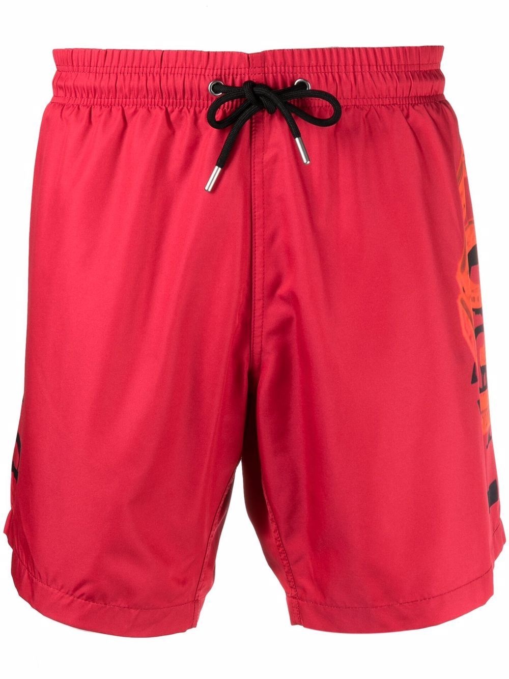 logo-print swimming shorts - 1