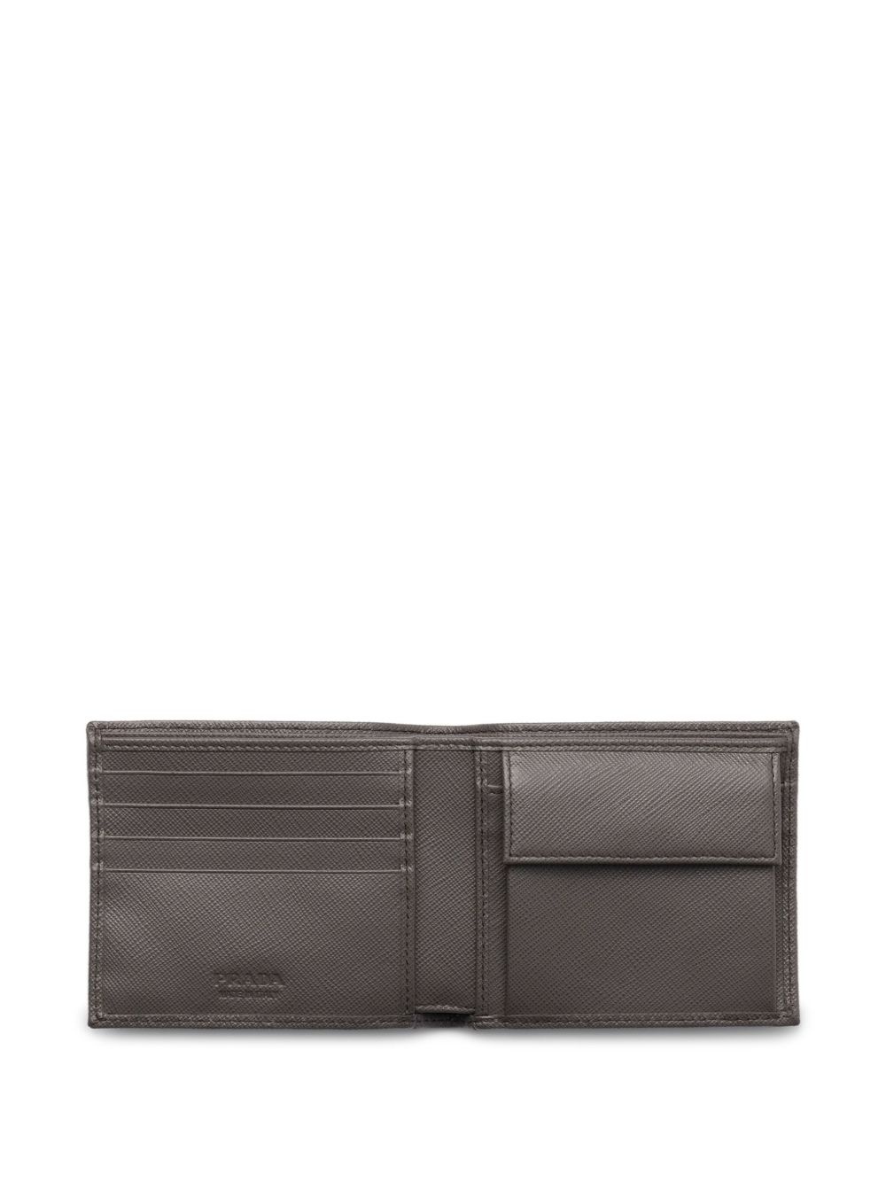 textured-leather bifold wallet - 4