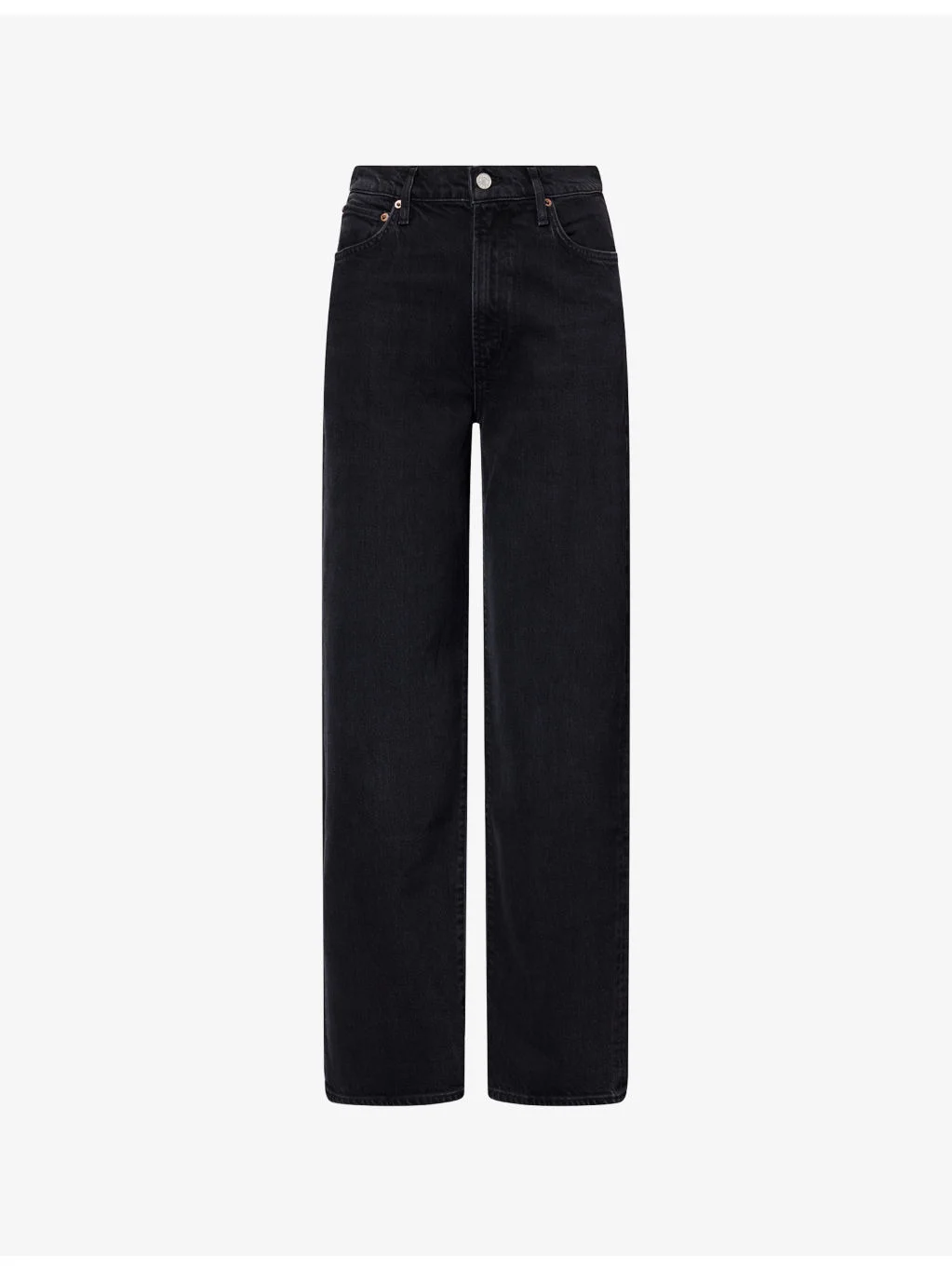 Relaxed-Fit Straight-Leg Denim Jeans - 1