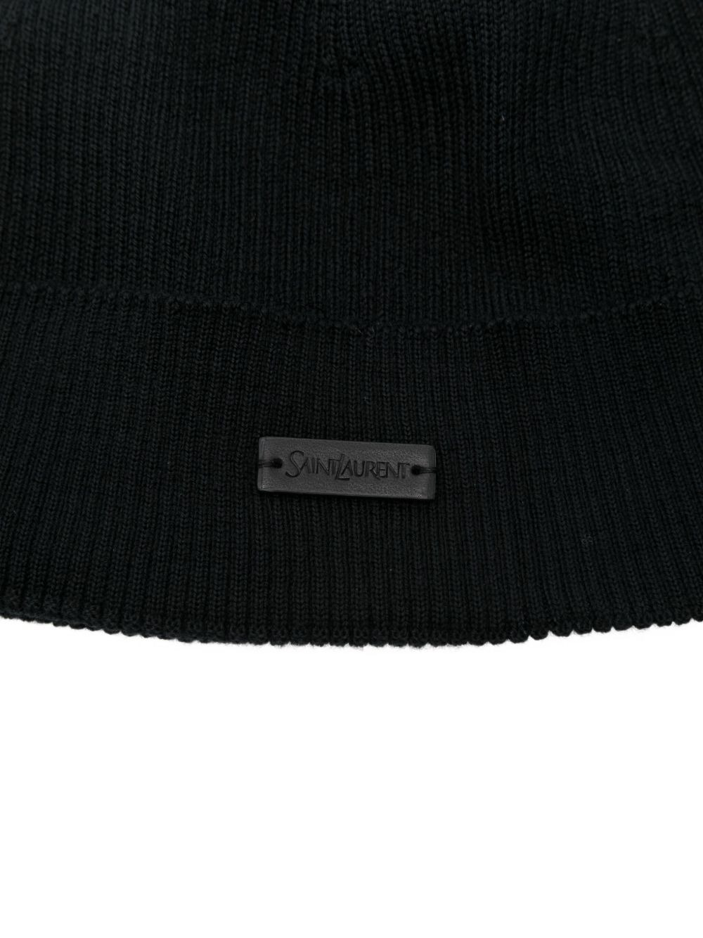 logo-appliqué beanie - 2