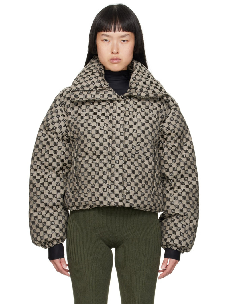MISBHV Signature Jacquard Canvas Monogram Puffer Jacket 1