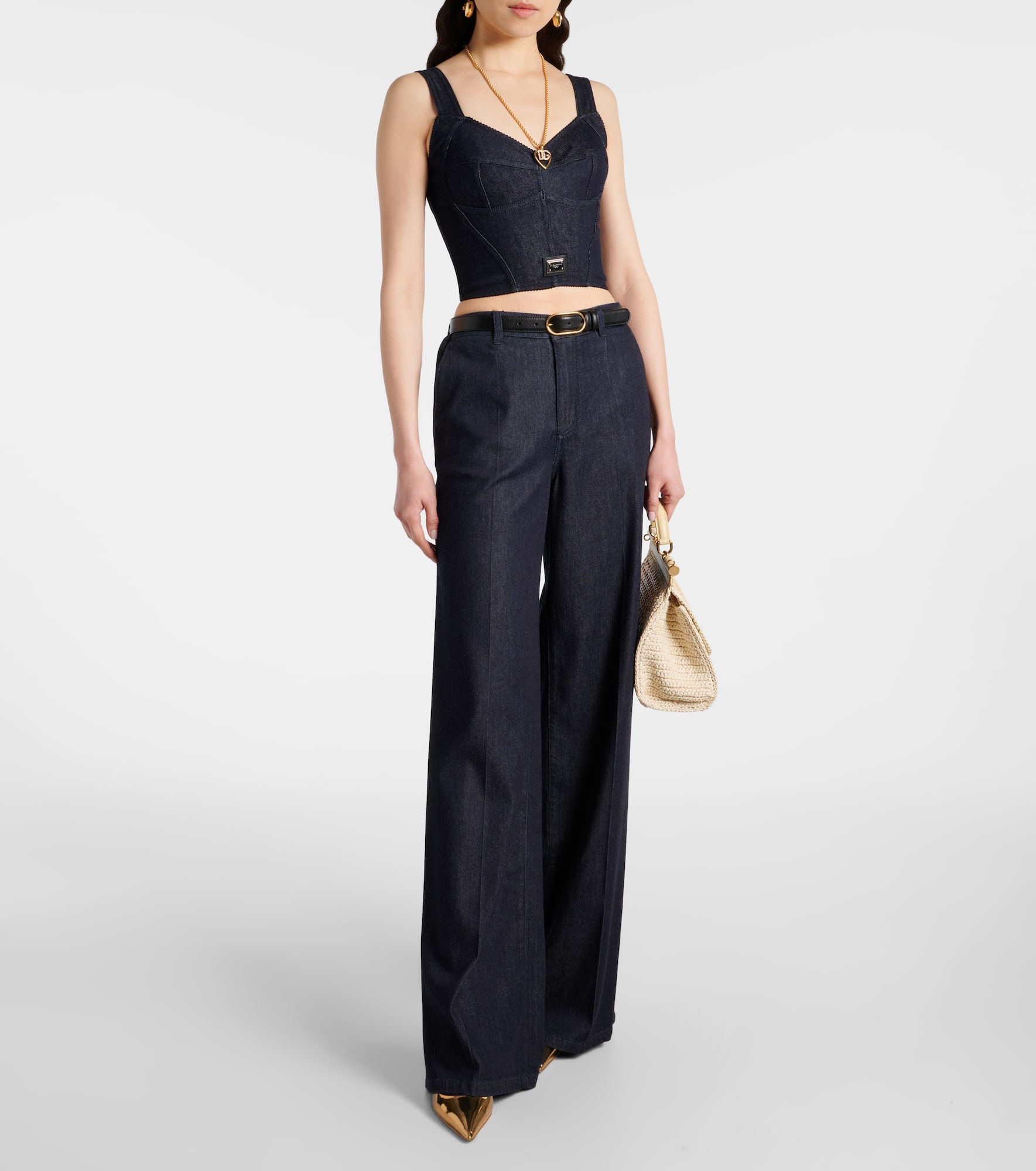 High-rise wide-leg jeans - 2