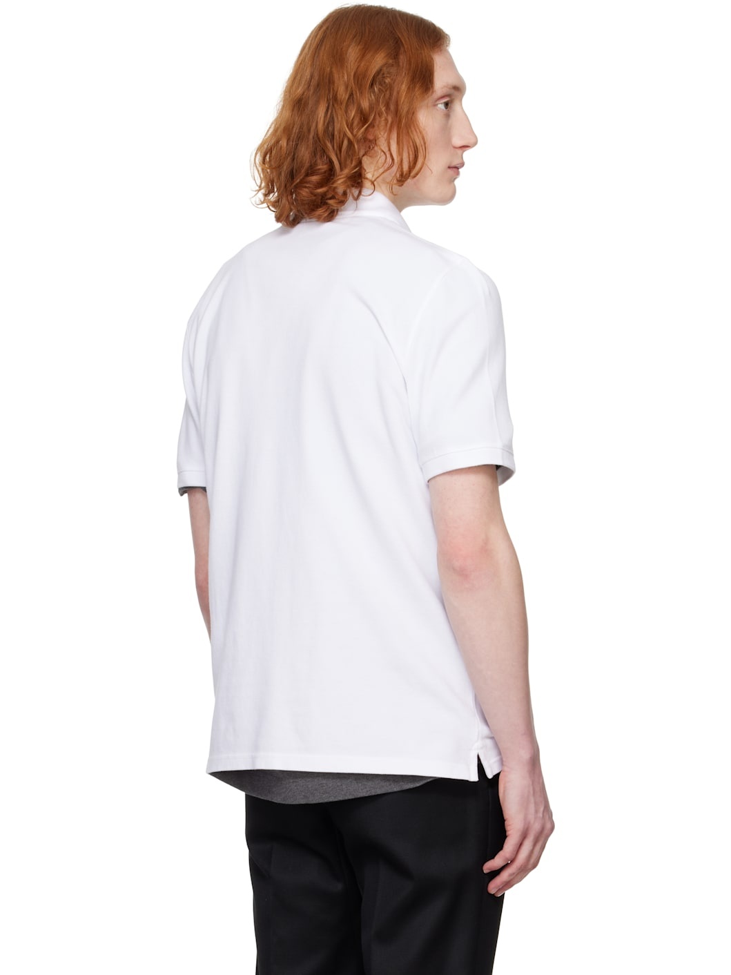 White Fox Head Patch Regular Polo - 3