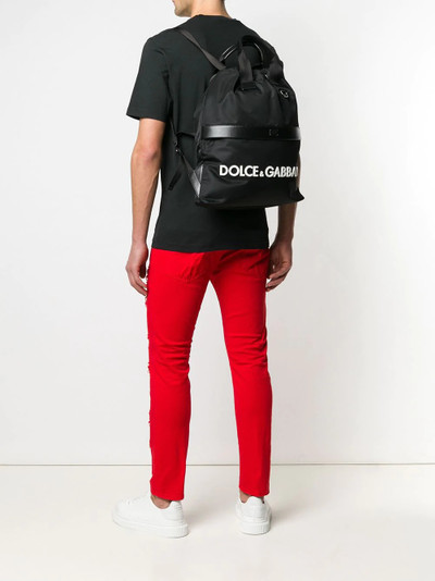 Dolce & Gabbana logo backpack outlook