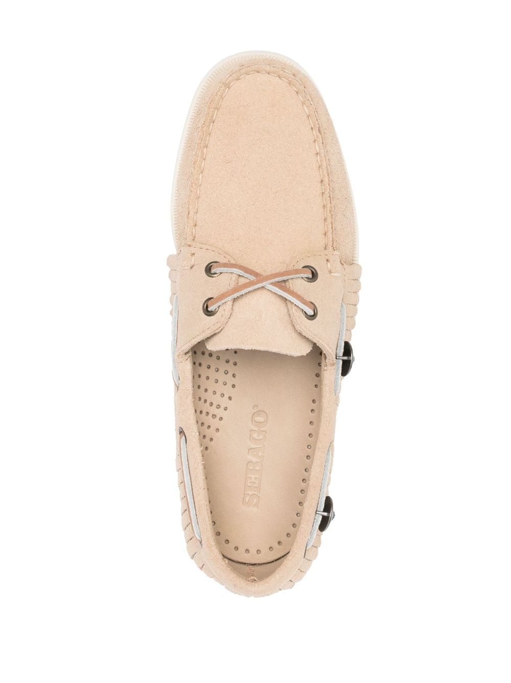 Portland fringed suede loafers - 4