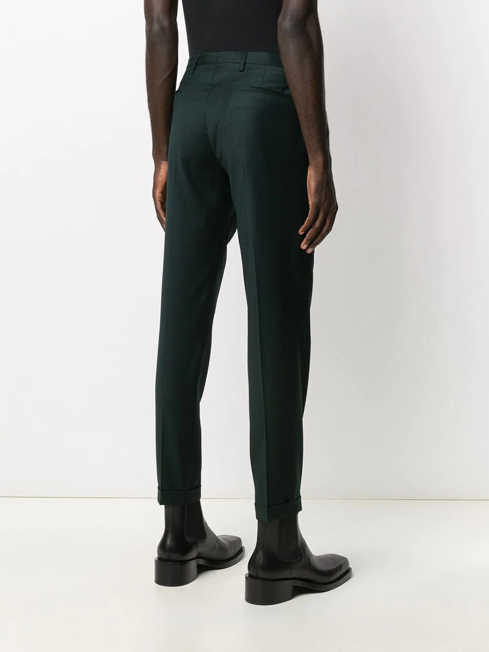 mid-rise tailored trousers - 4