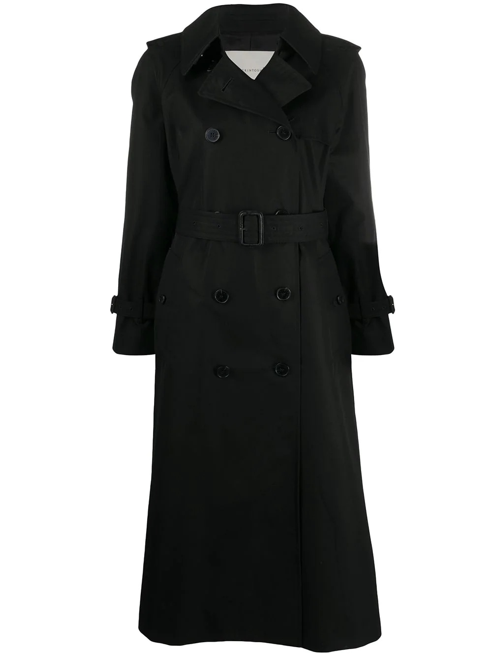 midi cotton trench coat - 1