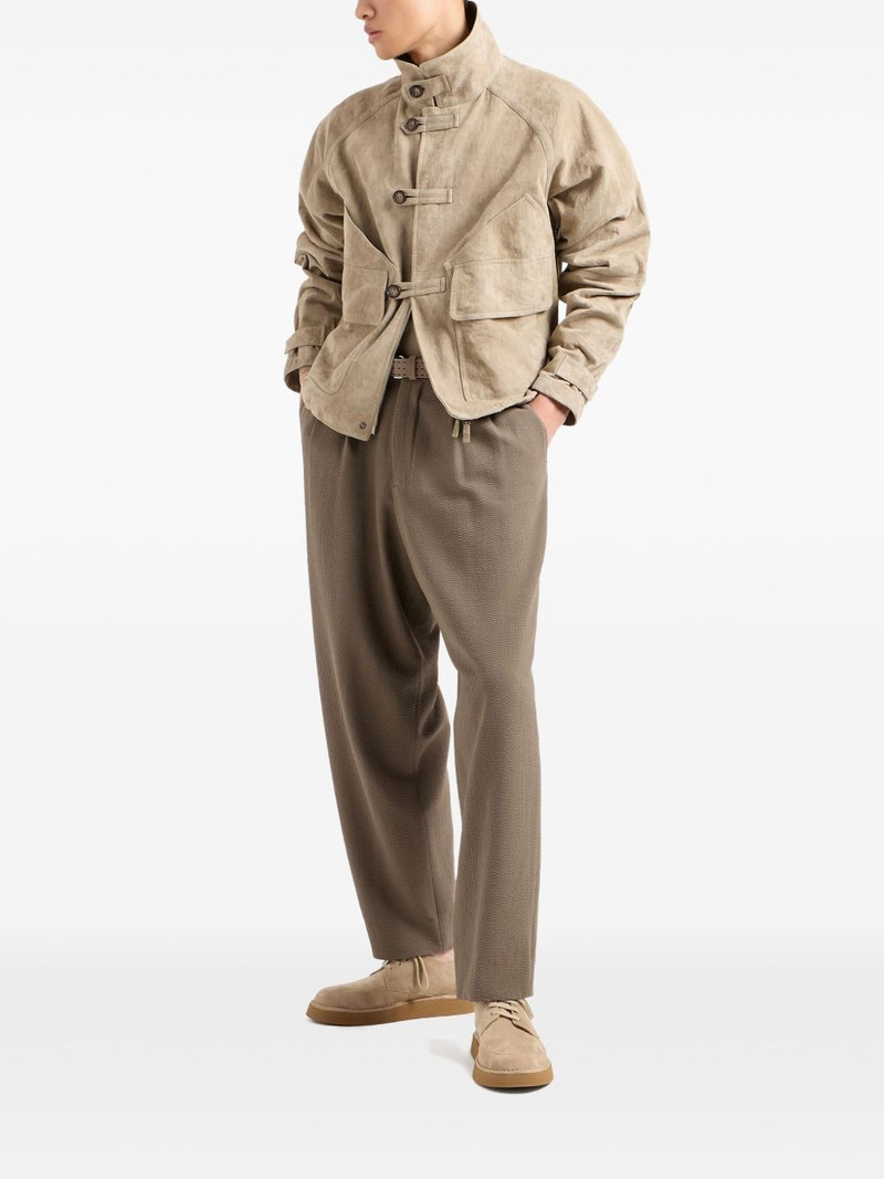 GIORGIO ARMANI pleat-detail trousers outlook