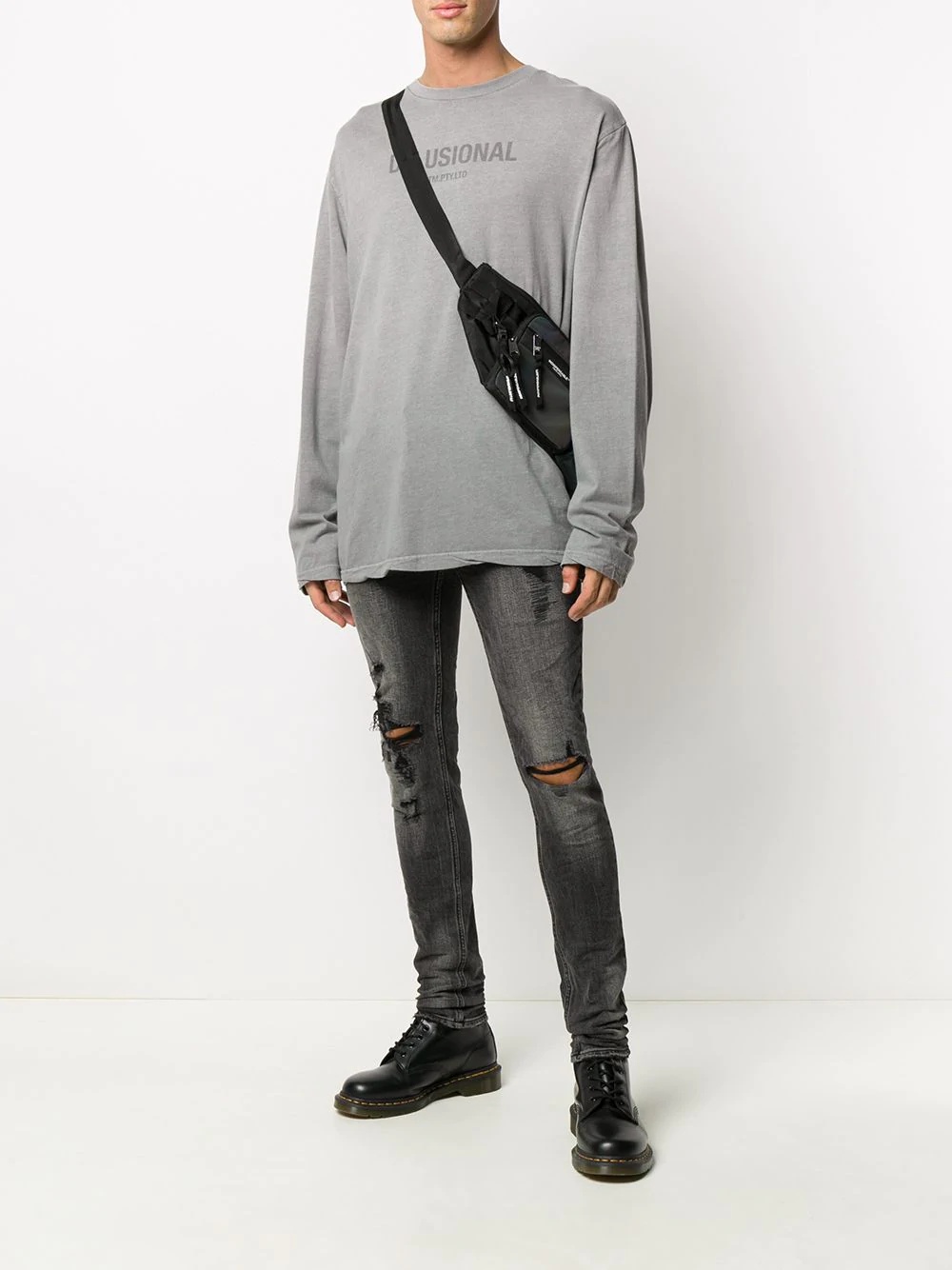 Delusional long-sleeved cotton T-shirt - 2