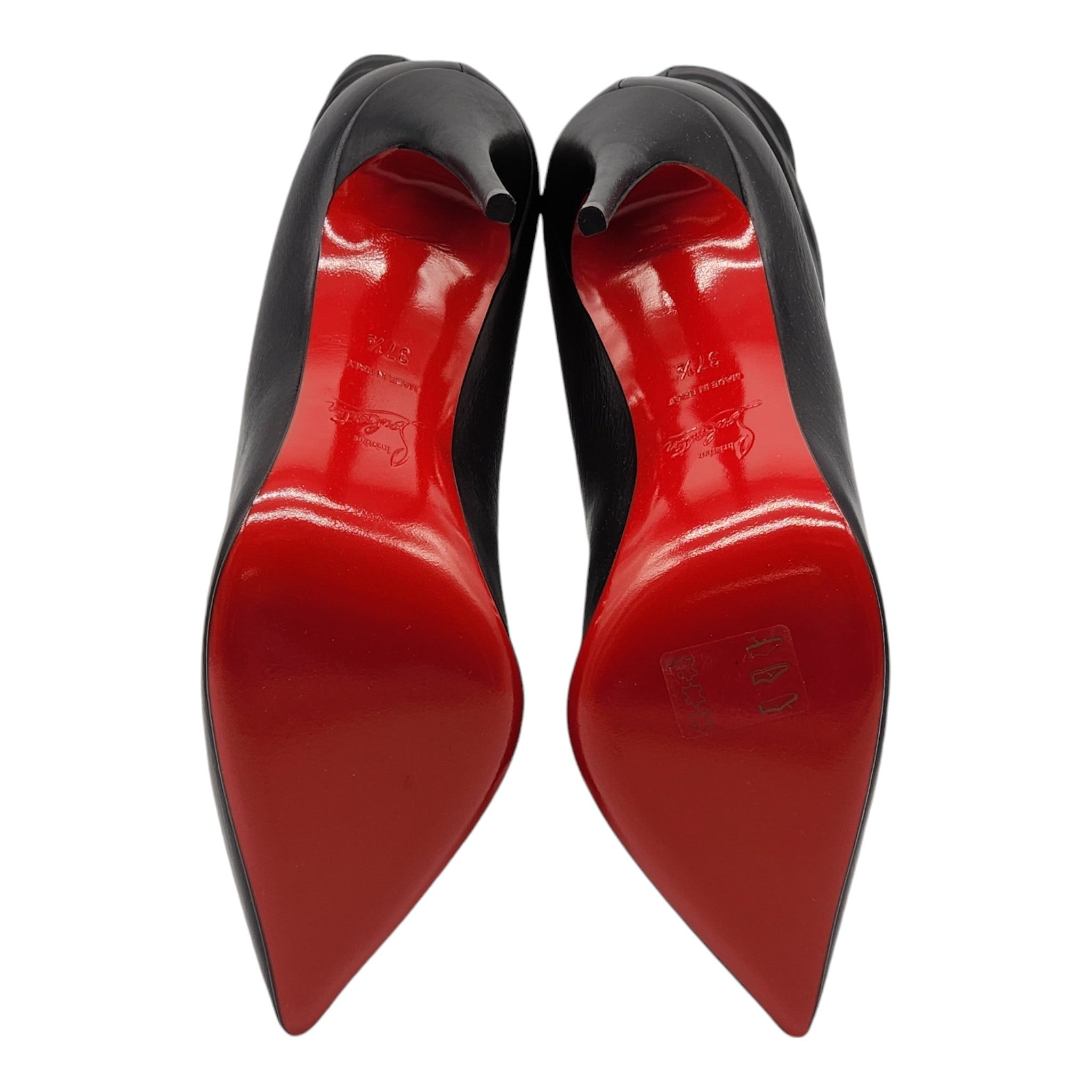 Christian Louboutin Ishtar 100mm Stiletto Boots - Leather - Black - 10