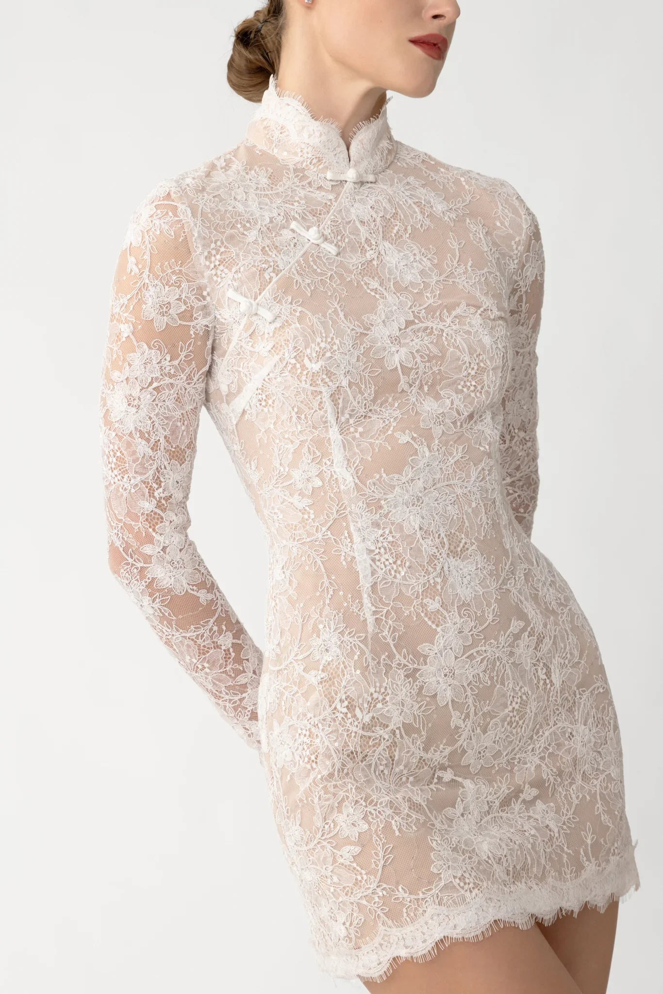 RHEA LACE MINI DRESS - 3