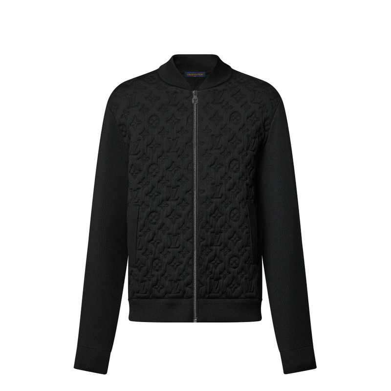 Monogram Padded Wool Blend Bomber 1