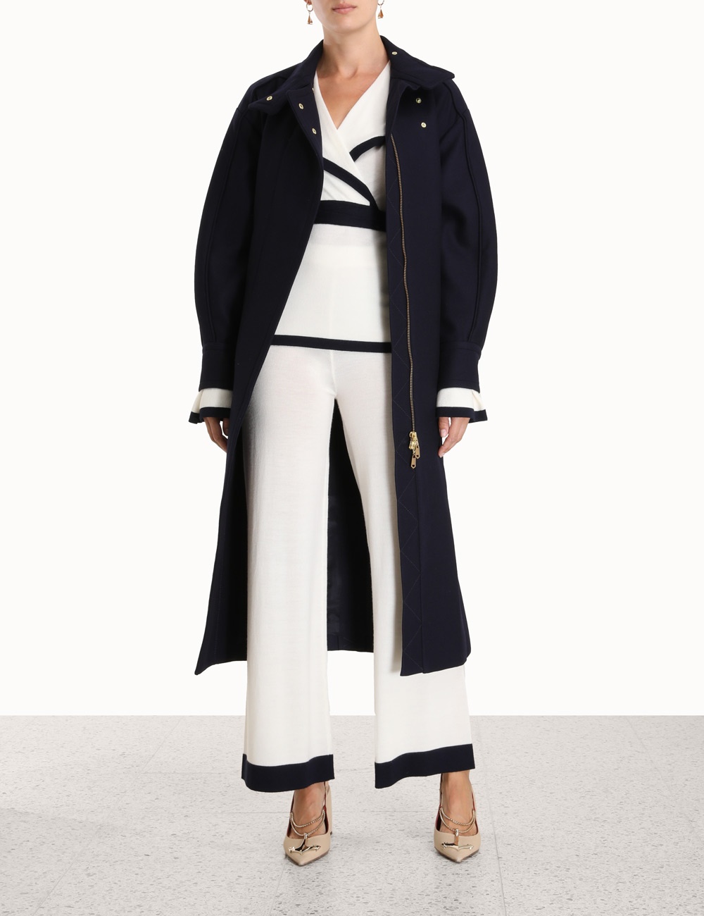 HIGH TIDE FUNNEL NECK COAT - 7