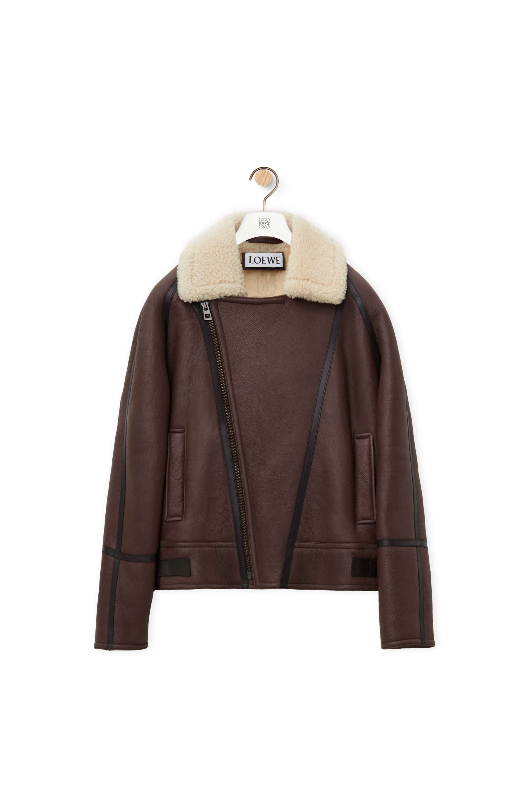 Aviator jacket in shearling - 1