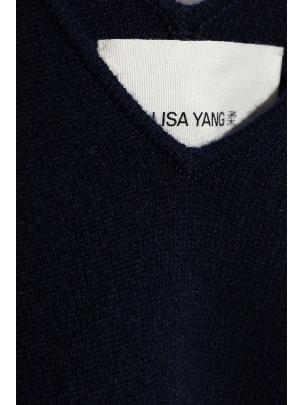 Sara V-back cashmere jumper - 5