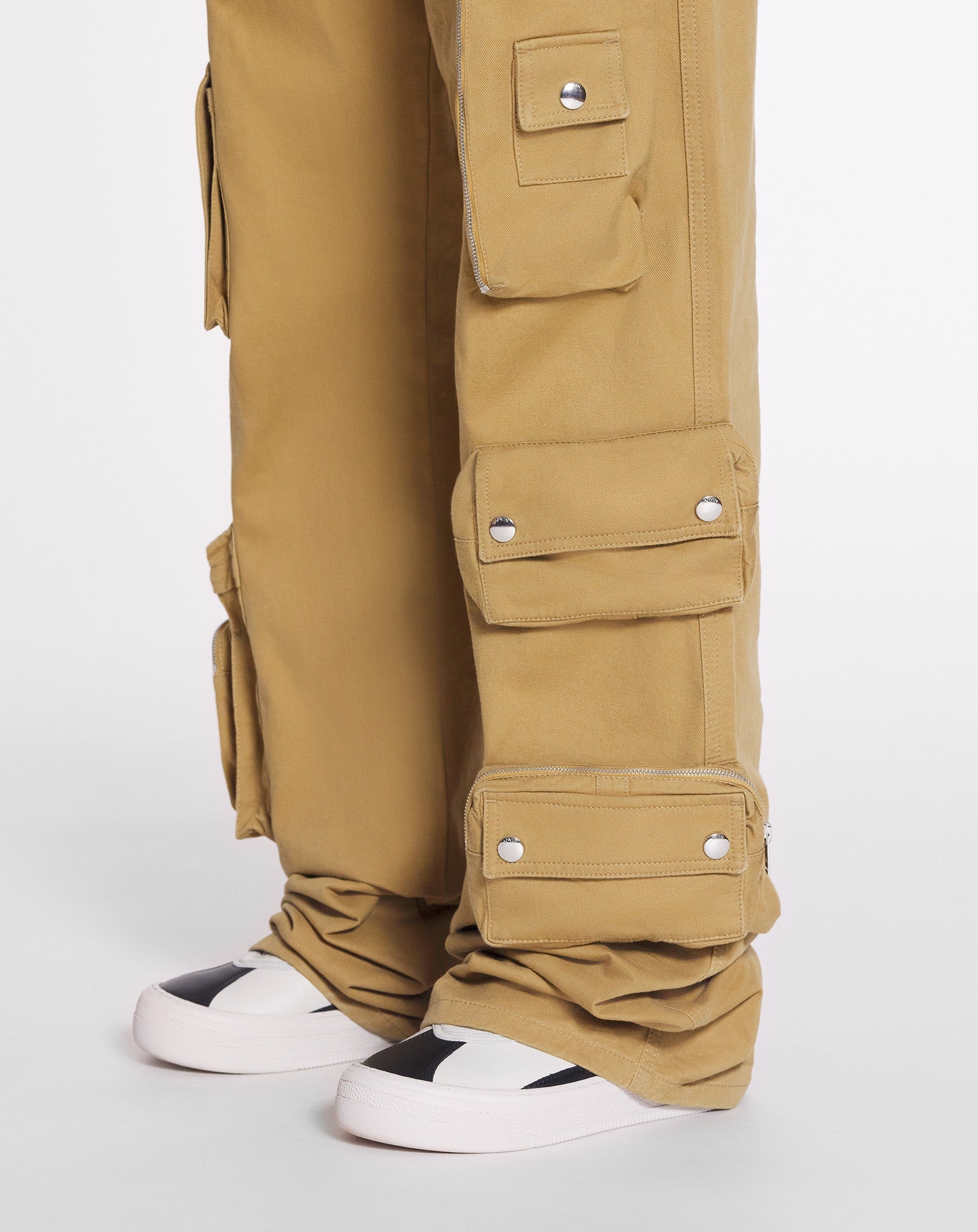 LANVIN X FUTURE WIDE-LEG UTILITY PANTS - 10