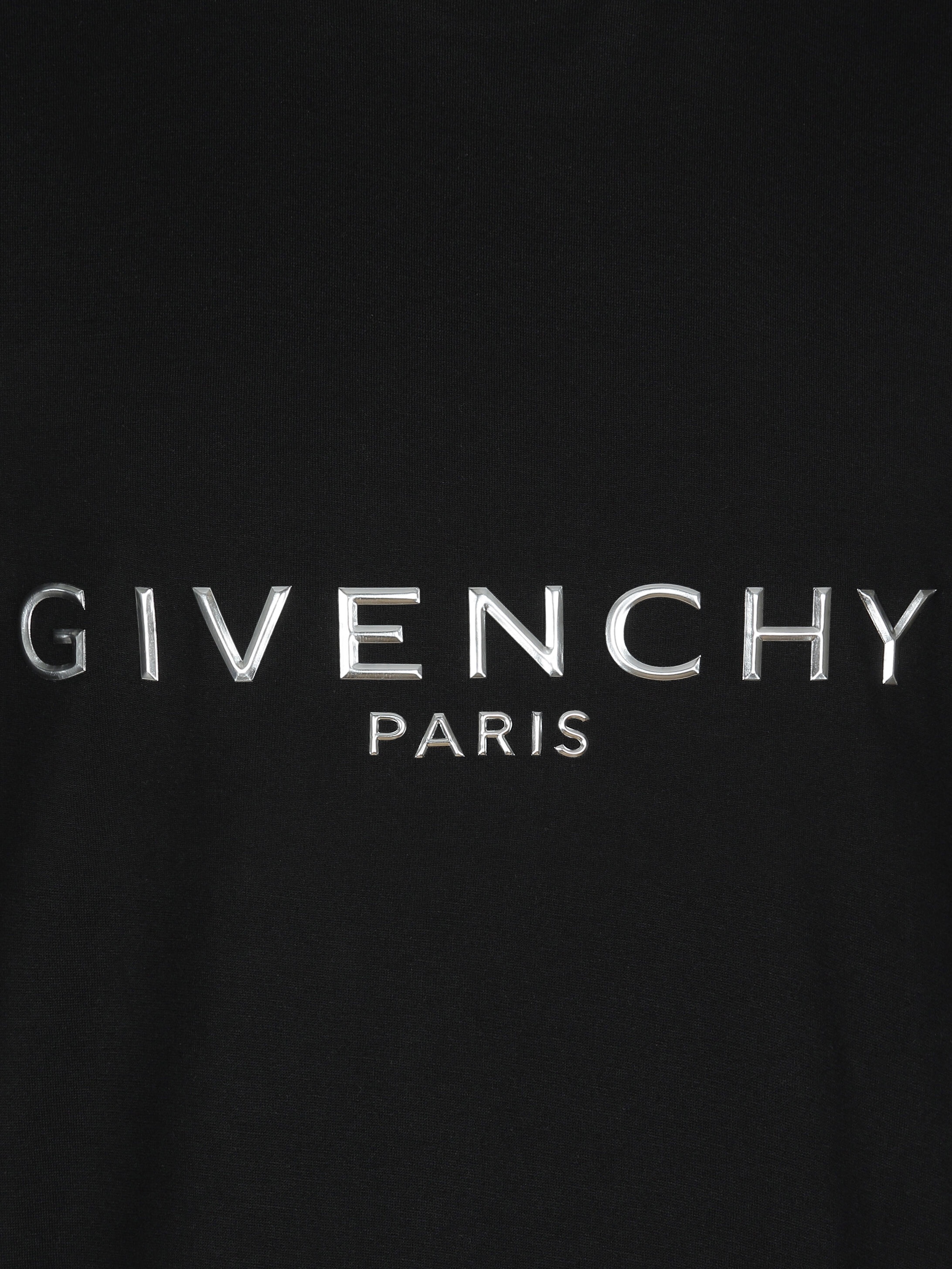 GIVENCHY PARIS signature slim embossed t-shirt - 4