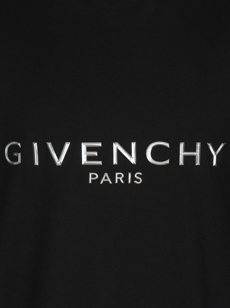 GIVENCHY PARIS signature slim embossed t-shirt 4
