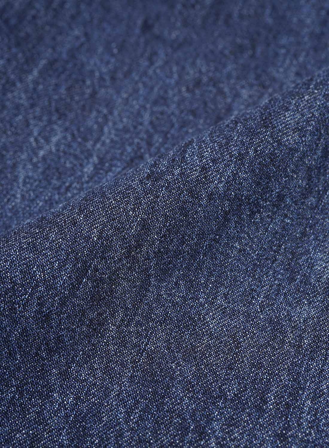 Railway Dungaree Denim in Washed Indigo - 9