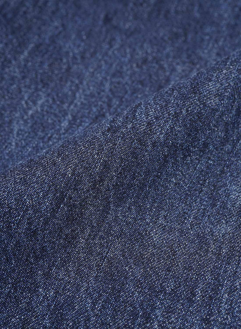 Railway Dungaree Denim in Washed Indigo 9