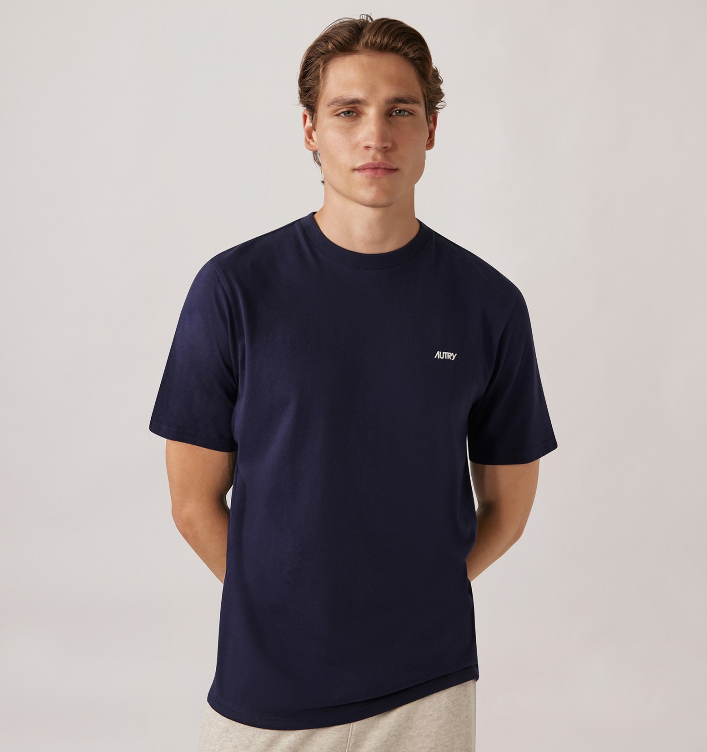 EMBROIDERED AUTRY LOGO TEE MAN - 2