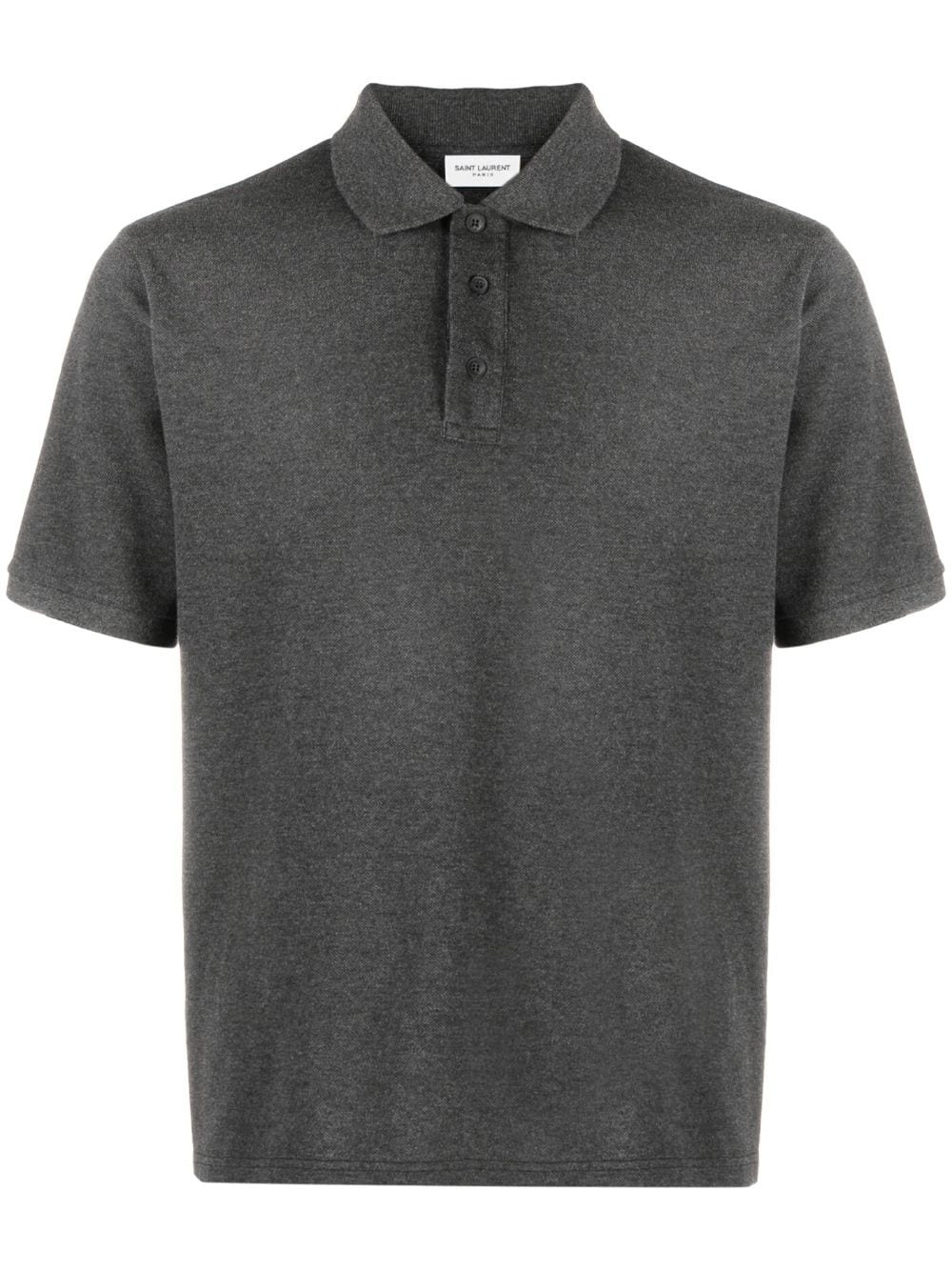 embroidered-logo polo shirt - 1