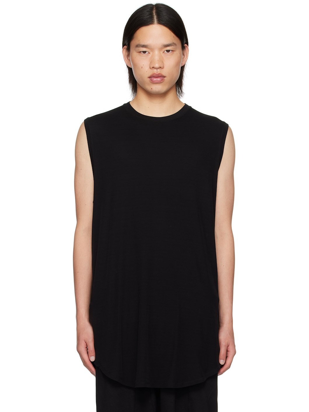 Black Basic Tank Top - 1
