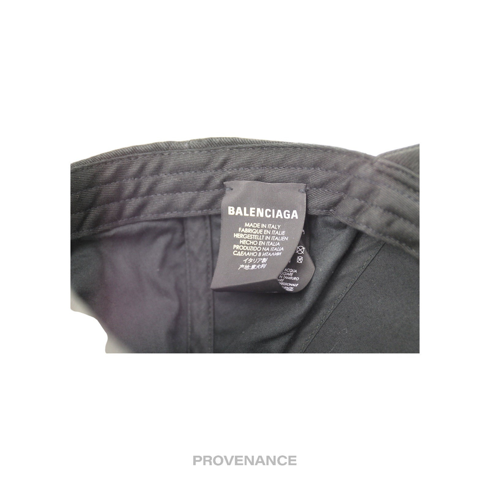 Balenciaga BB Mode Cap - Faded Black - 10