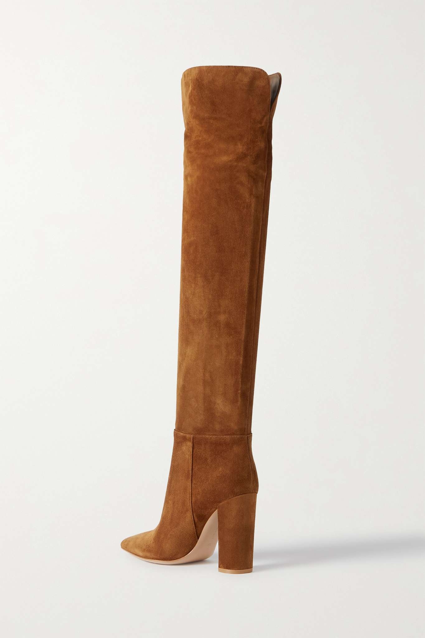 100 suede over-the-knee boots - 5