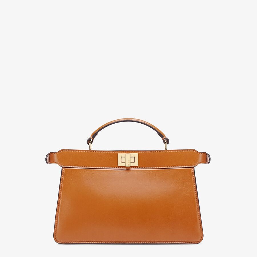 Brown leather bag - 4