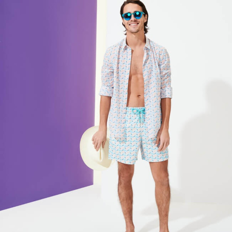 Unisex Cotton Voile Summer Shirt 2007 Snails Cotton Voile 6