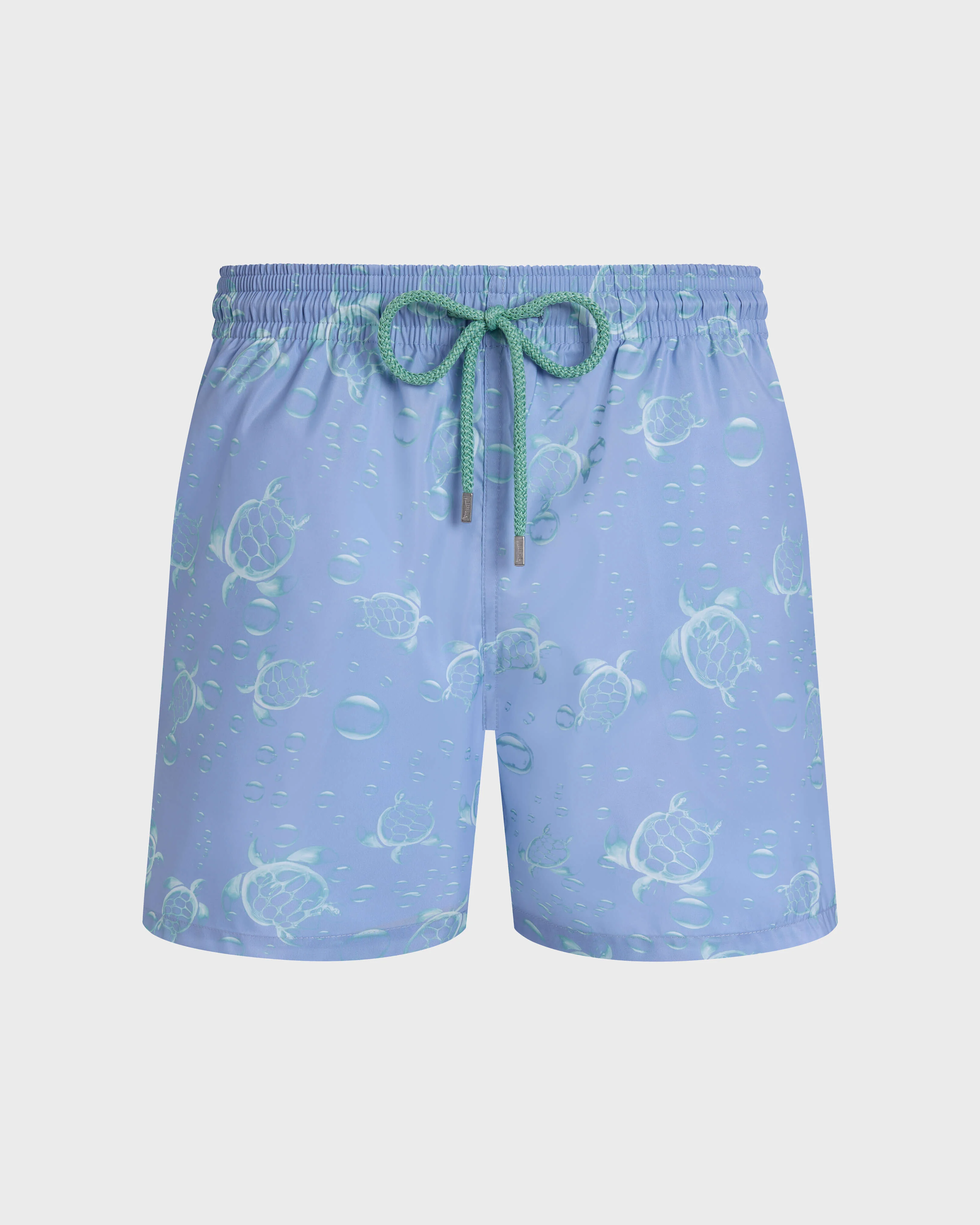 MEN ULTRA-LIGHT AND PACKABLE SWIM TRUNKS BUBBLES TURTLES 3D - 1