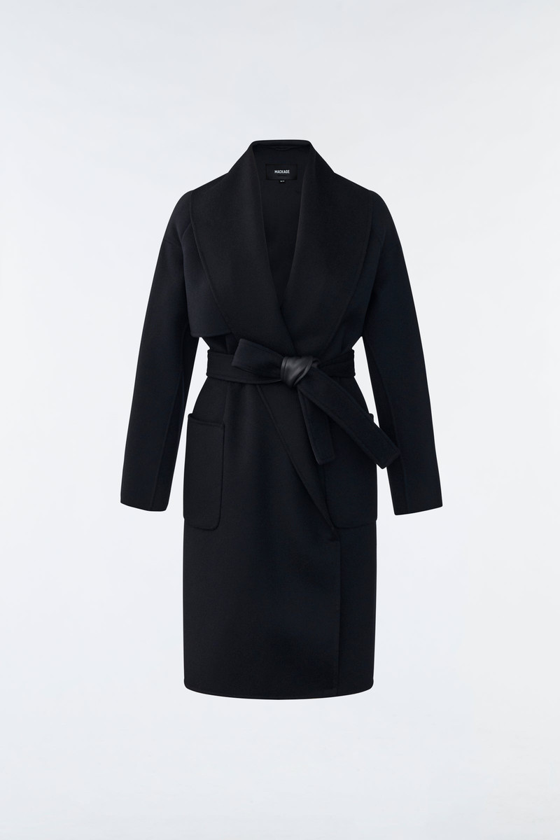 THALIA Double-face wool robe coat 1