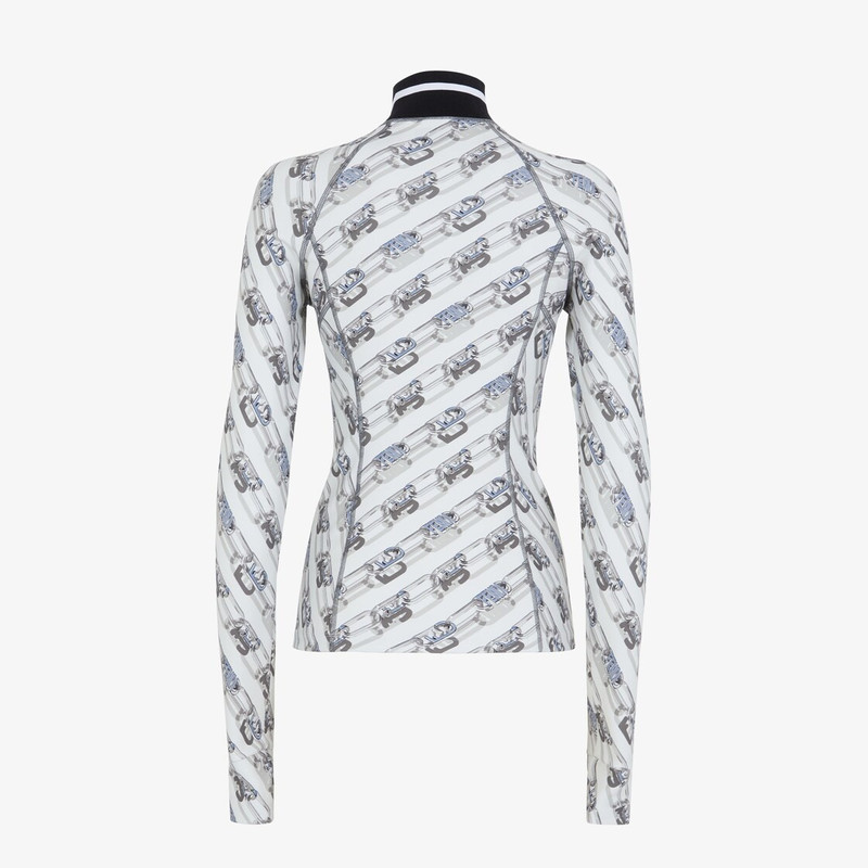 FENDI Multicolor tech fabric sweater outlook