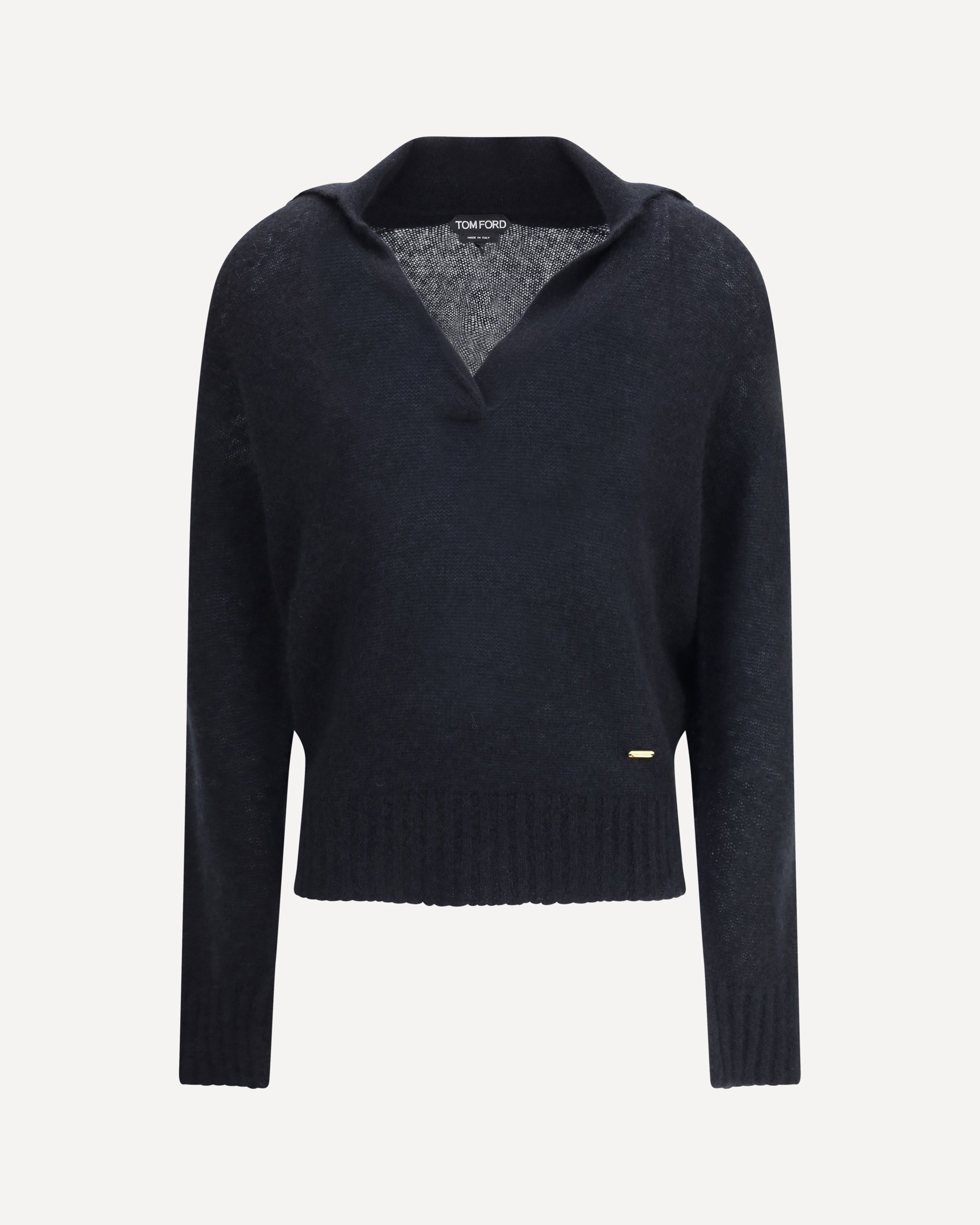 Cashmere Polo Sweater - 1
