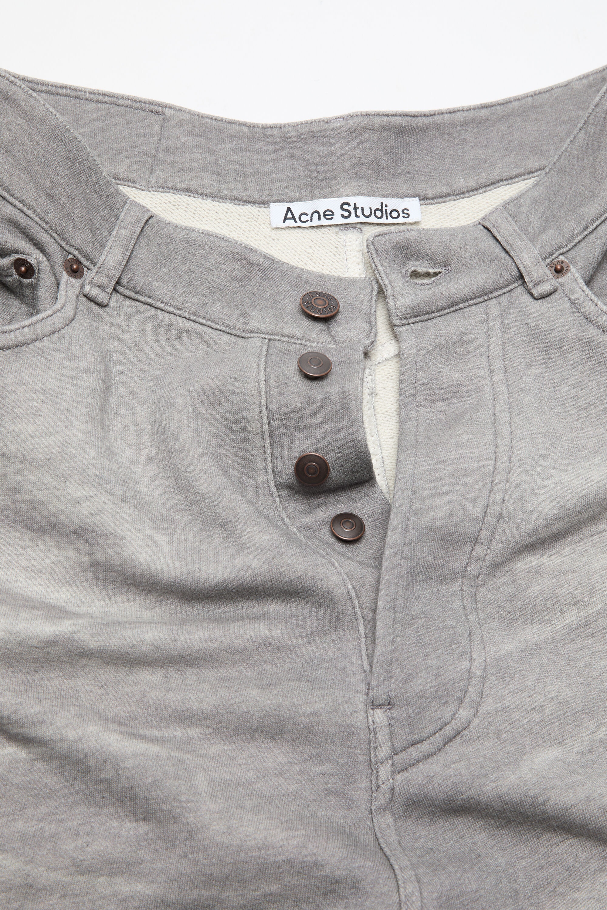 Loose fit trousers - Grey Melange - 5