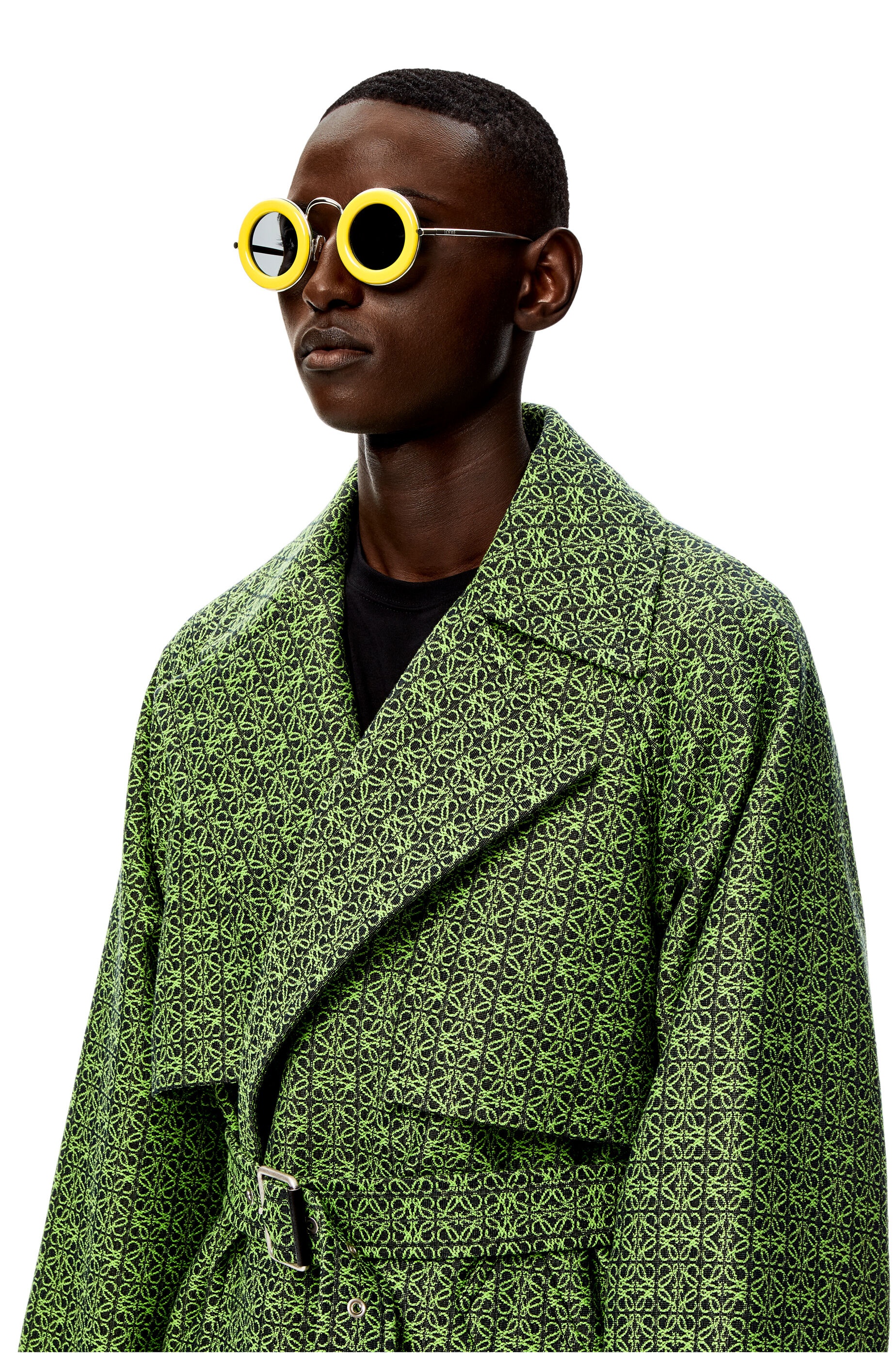 Round sunglasses in acetate and metal - 2