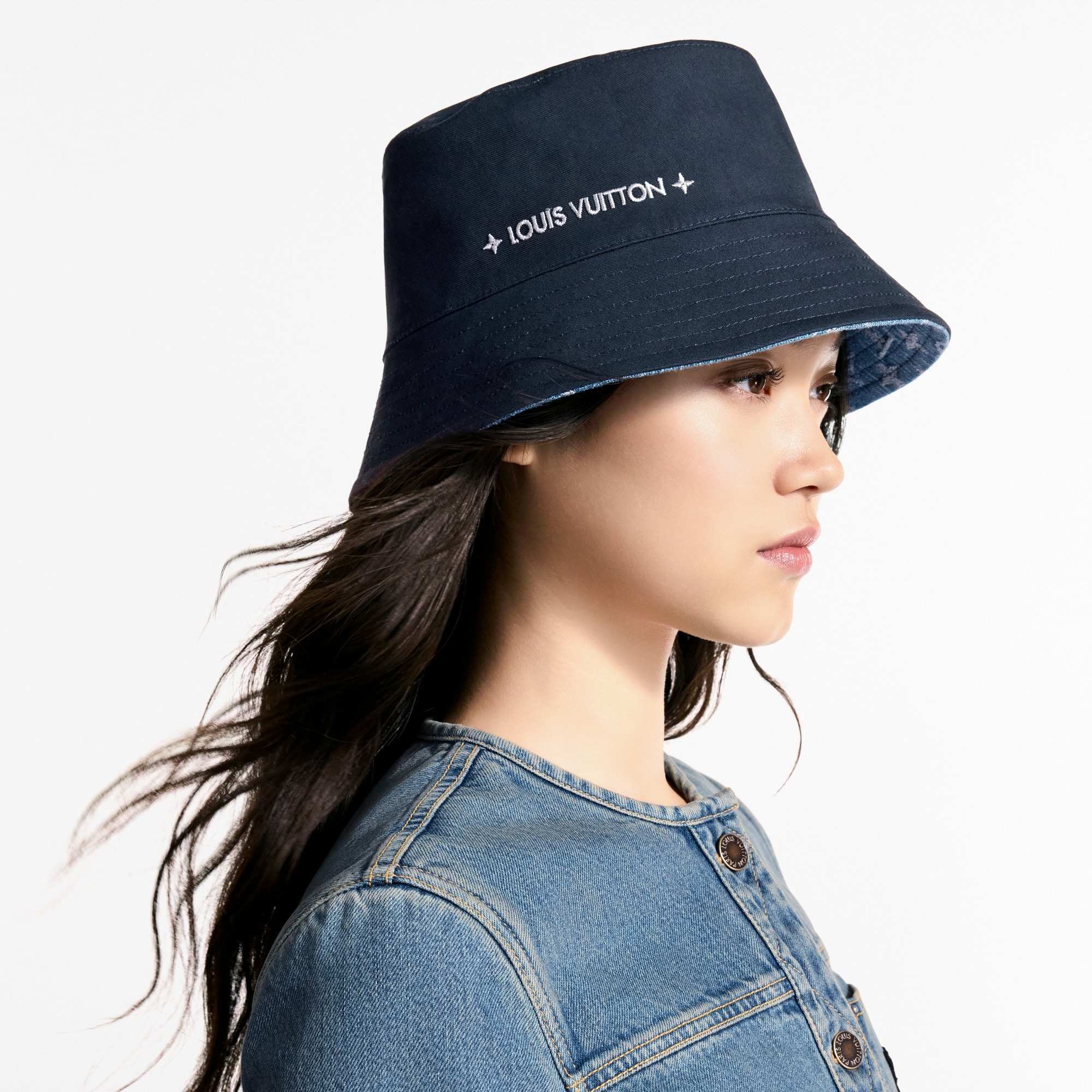 Denim Bucket Hat - 7