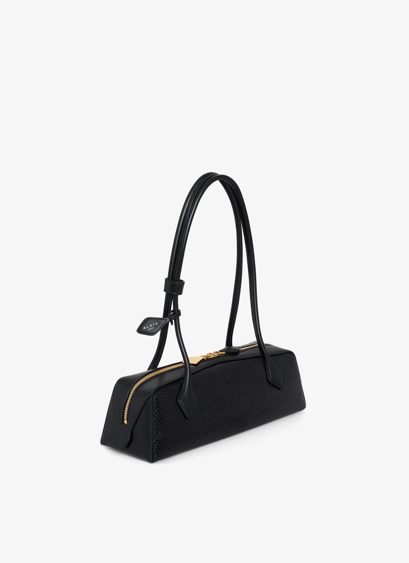 Alaïa LE TECKEL MEDIUM BAG IN FISHNET LEATHER outlook