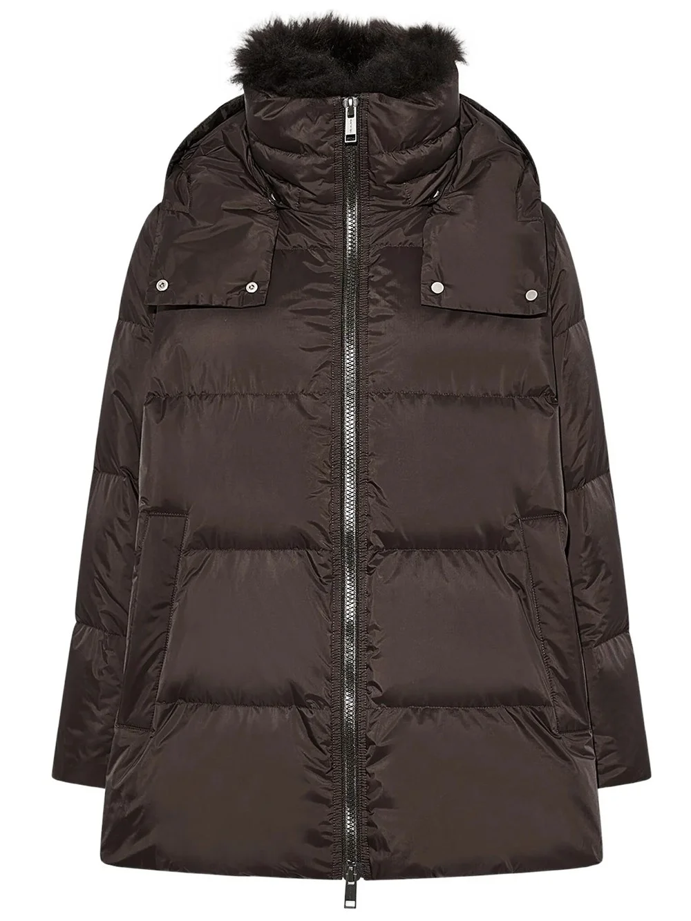 Down Jacket with Collar - 1