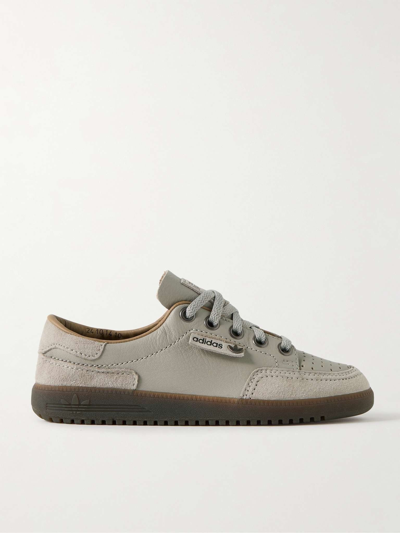 Garwen Spezial Suede-Trimmed Leather Sneakers - 1